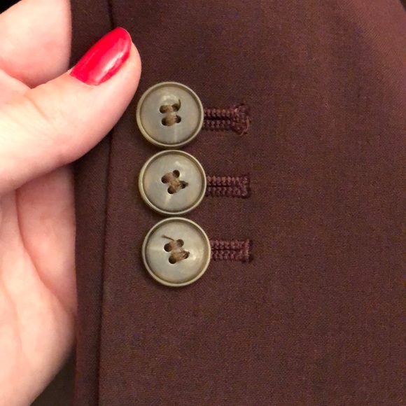 The Limited burgandy/wine Suit set - Picture 3 of 4